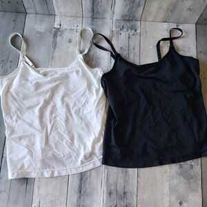 Delicates Underwire Black and White Camisole - Size 38 B/C